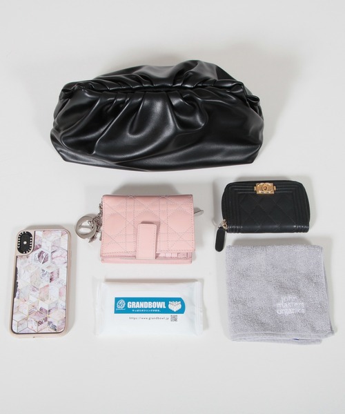 Julia Boutique（ジュリアブティック）の「3WAYチェーンギャザーショルダーバッグ/22138（ショルダーバッグ・レディース・ブラウン/パープル/ホワイト/ブラック・ONE）」の20枚目の写真