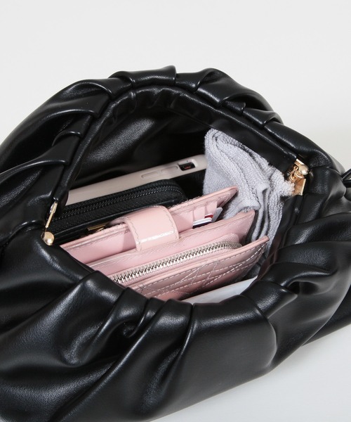 Julia Boutique（ジュリアブティック）の「3WAYチェーンギャザーショルダーバッグ/22138（ショルダーバッグ・レディース・ブラウン/パープル/ホワイト/ブラック・ONE）」の22枚目の写真