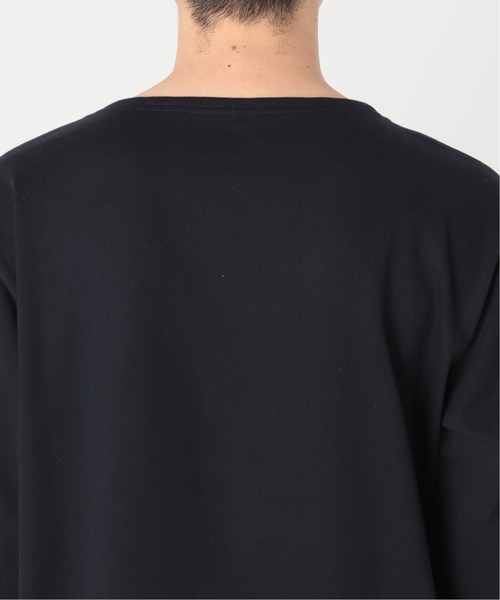 LOOPWHEELER　バスクシャツ　LOWERCASE　日本製　黒　カットソー LOOPWHEELER（ループウィラー）の「【LOOPWHEELER for LOWERCASE