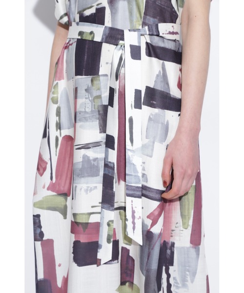 BOSCH（ボッシュ）の「◆ビックペイントプリントワンピース（ワンピース・レディース・ホワイト系その他/ブラック系その他・38/36）」の9枚目の写真