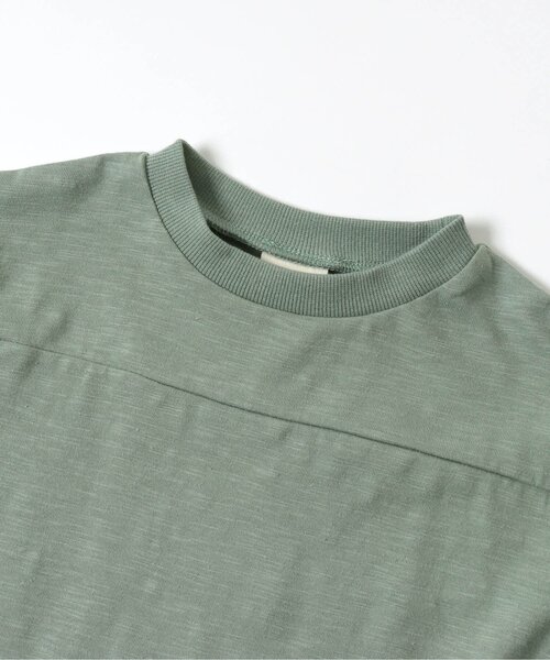 BREEZE（ブリーズ）の「袖ラインTシャツ（Tシャツ/カットソー・キッズ・ブラウン/オフホワイト/レッド/カーキ・100/120/140/90/110/80/130）」の11枚目の写真