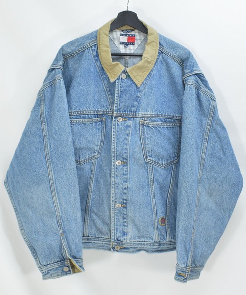 【ヴィンテージ古着】90's TOMMY HILFIGER/トミーヒルフィガー デニムジャケット
