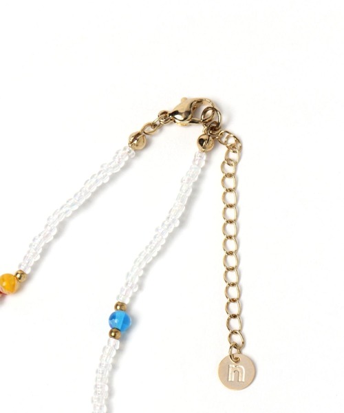 niko and（ニコアンド）の「カラービーズネックレス