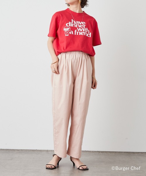 Omekashi(オメカシ)の「GOOD ROCK SPEED BurgerChef with a friend Tシャツ(Tシャツ/カットソー・レディース・レッド・FREE)」の16枚目の写真