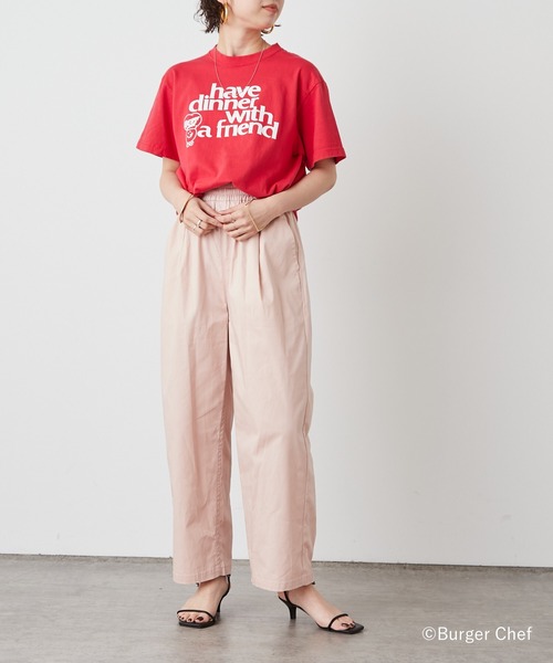 Omekashi(オメカシ)の「GOOD ROCK SPEED BurgerChef with a friend Tシャツ(Tシャツ/カットソー・レディース・レッド・FREE)」の17枚目の写真