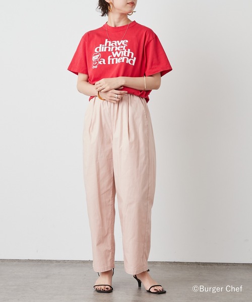 Omekashi(オメカシ)の「GOOD ROCK SPEED BurgerChef with a friend Tシャツ(Tシャツ/カットソー・レディース・レッド・FREE)」の21枚目の写真