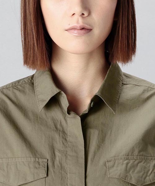 ROSE BUD(ローズバッド)の「LOP-15125 L/S JUMP SUITS(サロペット/オーバーオール・レディース・オリーブ/キャメル・ONE SIZE)」の3枚目の写真