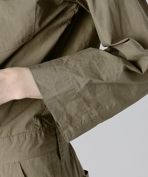 ROSE BUD(ローズバッド)の「LOP-15125 L/S JUMP SUITS(サロペット/オーバーオール・レディース・オリーブ/キャメル・ONE SIZE)」の9枚目の写真