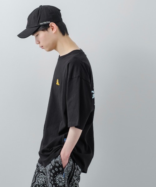 B ONE SOUL(ビーワンソウル)の「【Sequence by B ONE SOUL × GARFIELD】バックプリント ワンポイント Tシャツ(Tシャツ/カットソー・メンズ・ホワイト/ブラック/ブルー・LARGE/MEDIUM)」の10枚目の写真