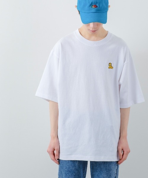 B ONE SOUL(ビーワンソウル)の「【Sequence by B ONE SOUL × GARFIELD】バックプリント ワンポイント Tシャツ(Tシャツ/カットソー・メンズ・ホワイト/ブラック/ブルー・LARGE/MEDIUM)」の22枚目の写真