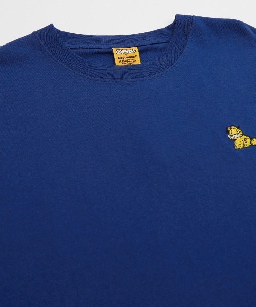 B ONE SOUL(ビーワンソウル)の「【Sequence by B ONE SOUL × GARFIELD】バックプリント ワンポイント Tシャツ(Tシャツ/カットソー・メンズ・ホワイト/ブラック/ブルー・LARGE/MEDIUM)」の9枚目の写真