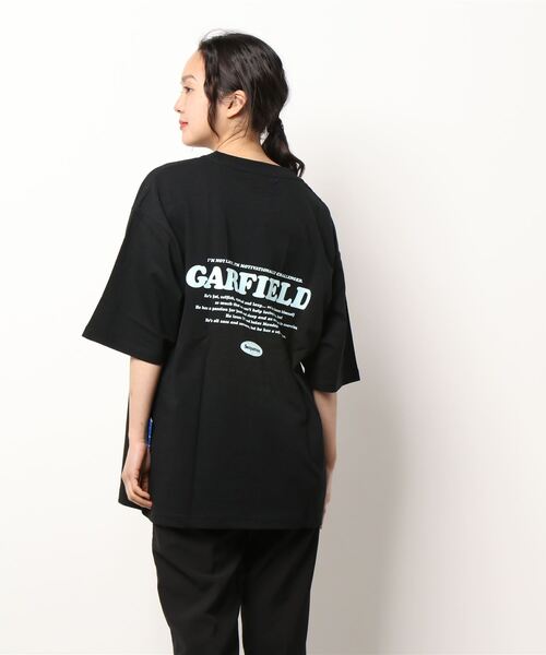 B ONE SOUL(ビーワンソウル)の「【Sequence by B ONE SOUL × GARFIELD】バックプリント ワンポイント Tシャツ(Tシャツ/カットソー・メンズ・ホワイト/ブラック/ブルー・LARGE/MEDIUM)」の21枚目の写真