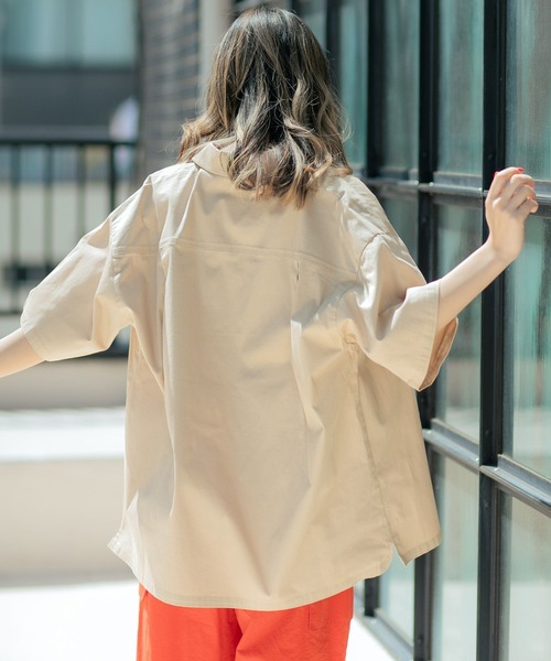 PBLIM(ページボーイリム)の「【PAGEBOYLIM】シシュウワークシャツ(シャツ/ブラウス・レディース・ベージュ/カーキ/ブルー・MEDIUM/LARGE)」の6枚目の写真