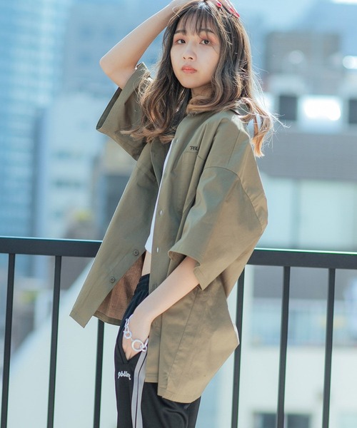 PBLIM(ページボーイリム)の「【PAGEBOYLIM】シシュウワークシャツ(シャツ/ブラウス・レディース・ベージュ/カーキ/ブルー・MEDIUM/LARGE)」の14枚目の写真