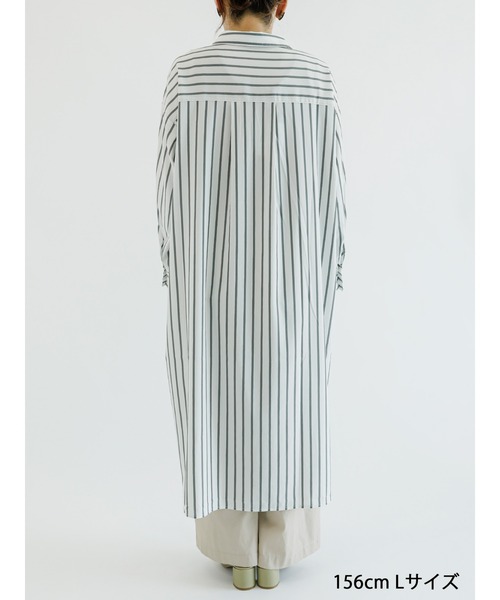 Samansa Mos2 blue（サマンサモスモスブルー）の「【接触冷感】マルチスタイルシャツワンピース（シャツワンピース・レディース・ホワイト/ネイビー/オフホワイト/イエロー/サックスブルー/ブルー/ラベンダー・MEDIUM/LARGE）」の22枚目の写真