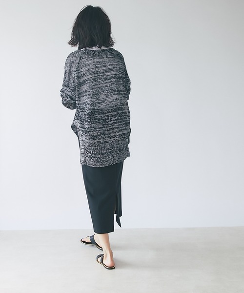 RIVE DROITE(リヴドロワ)の「サイドスリットニットカーディガン(カーディガン/ボレロ・レディース・ブラック/グレー/ベージュ・FREE)」の17枚目の写真