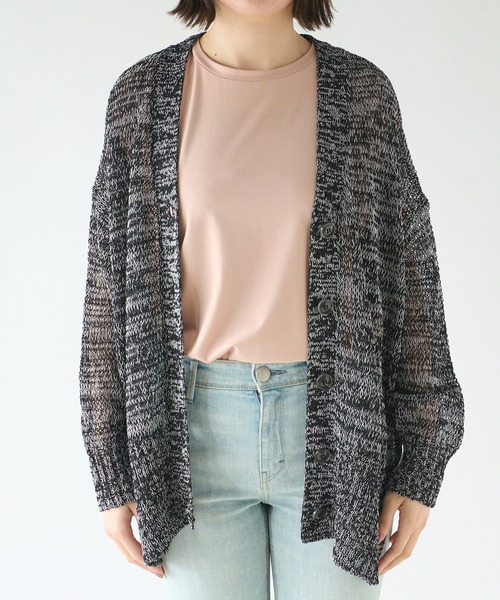 RIVE DROITE(リヴドロワ)の「サイドスリットニットカーディガン(カーディガン/ボレロ・レディース・ブラック/グレー/ベージュ・FREE)」の18枚目の写真