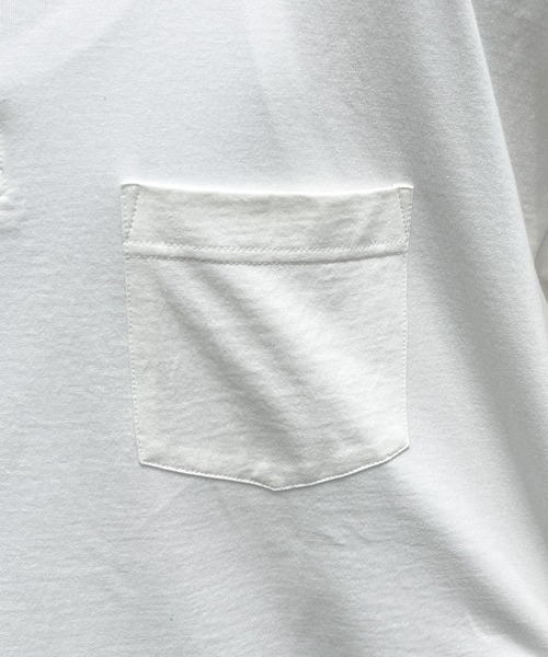 kutir（クティール）の「ヘンリーネック無地ポケットTシャツ（Tシャツ/カットソー・メンズ・ボルドー/オフホワイト/ブラック/グリーン/ブラウン/カーキ・MEDIUM/LARGE）」の14枚目の写真