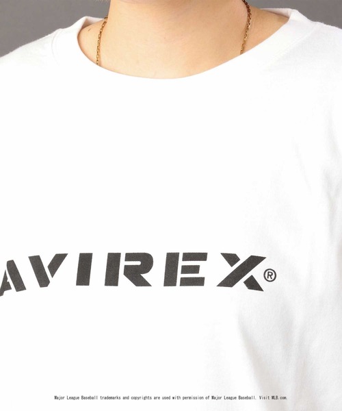 AVIREX（アヴィレックス）の「【MLB×AVIREX】ホワイトソックス Tシャツ/WHITE SOX T-SHIRT  AVIREX/アヴィレックス（Tシャツ/カットソー・レディース・ホワイト/ブラック・MEDIUM/LARGE/XX-LARGE/X-LARGE/SMALL）」の8枚目の写真