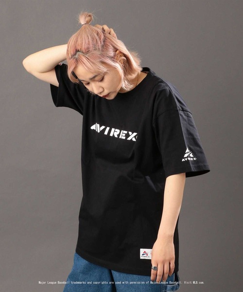 AVIREX（アヴィレックス）の「【MLB×AVIREX】ホワイトソックス Tシャツ/WHITE SOX T-SHIRT  AVIREX/アヴィレックス（Tシャツ/カットソー・レディース・ホワイト/ブラック・MEDIUM/LARGE/XX-LARGE/X-LARGE/SMALL）」の16枚目の写真