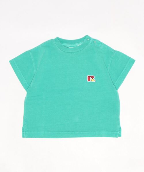 ROUND HOUSE(ラウンドハウス)の「【ROUND HOUSE】ピグメントT(80~150cm)(Tシャツ/カットソー・キッズ・ピンク/ブルー/グリーン・90/100/110/120/80/95/130/140/150)」の1枚目の写真