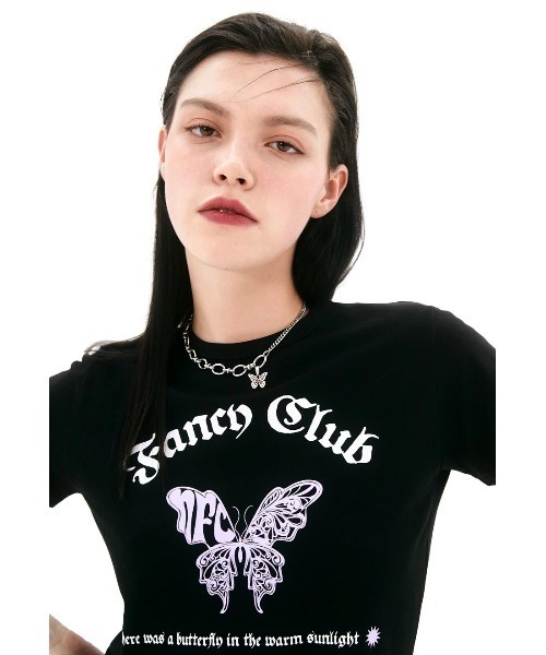 FANCY CLUB（ファンシークラブ）の「A'GEM/9 × .kom『 FANCY CLUB/ファンシークラブ』PAVILION STANDARD TEE /パブリオン スタンダード 半袖Tシャツ（Tシャツ/カットソー・レディース・ホワイト/チャコールグレー/ブラック・FREE）」の11枚目の写真