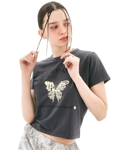 FANCY CLUB（ファンシークラブ）の「A'GEM/9 × .kom『 FANCY CLUB/ファンシークラブ』PAVILION STANDARD TEE /パブリオン スタンダード 半袖Tシャツ（Tシャツ/カットソー・レディース・ホワイト/チャコールグレー/ブラック・FREE）」の17枚目の写真