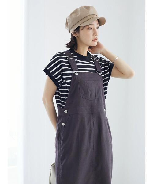 Petit fleur（プチフルール）の「・Petit Fleur ボーダーモックネックTシャツ（Tシャツ/カットソー・レディース・ブラック/オフホワイト・FREE）」の9枚目の写真