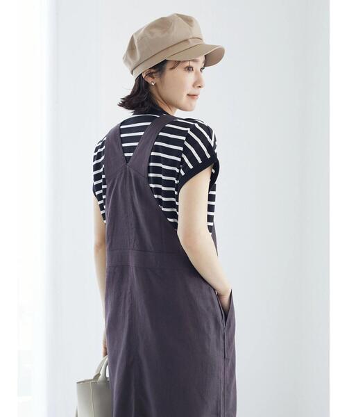 Petit fleur（プチフルール）の「・Petit Fleur ボーダーモックネックTシャツ（Tシャツ/カットソー・レディース・ブラック/オフホワイト・FREE）」の14枚目の写真