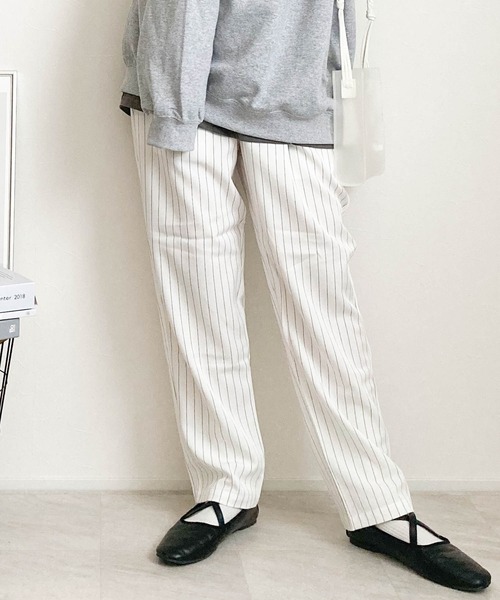 Ritzy(リッツィー)の「ストライプ シェフパンツ(その他パンツ・メンズ・ホワイト/ブラウン/ブラック/ネイビー/グリーン/チャコールグレー/グレー・LARGE/X-LARGE/MEDIUM/SMALL)」の3枚目の写真