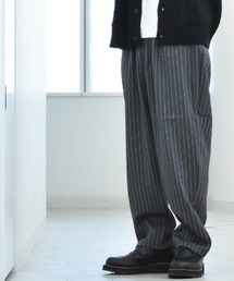 ストライプ シェフパンツ