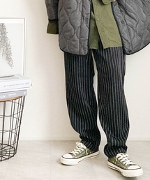 ストライプ シェフパンツ