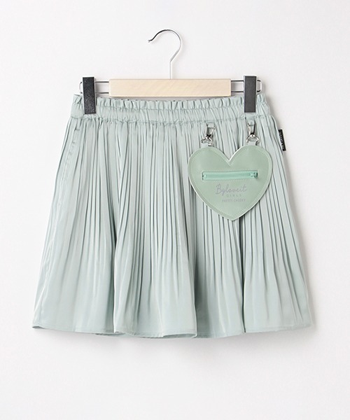by LOVEiT（バイラビット）の「ポシェットつきプリーツスカパン（その他パンツ・キッズ・アイボリー/サックスブルー/ピンク/ブラック・120cm/130cm/150cm/160cm/140cm）」の3枚目の写真