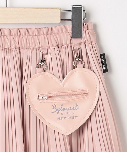 by LOVEiT（バイラビット）の「ポシェットつきプリーツスカパン（その他パンツ・キッズ・アイボリー/サックスブルー/ピンク/ブラック・120cm/130cm/150cm/160cm/140cm）」の9枚目の写真