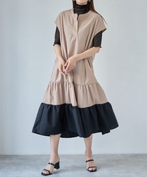 スキッパーティアードワンピース