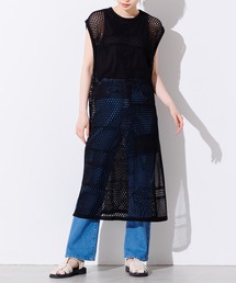 hunch ニットロングワンピース　ブラック hunch ワンピース ドッキングワンピース : ZOZOTOWN Yahoo!店