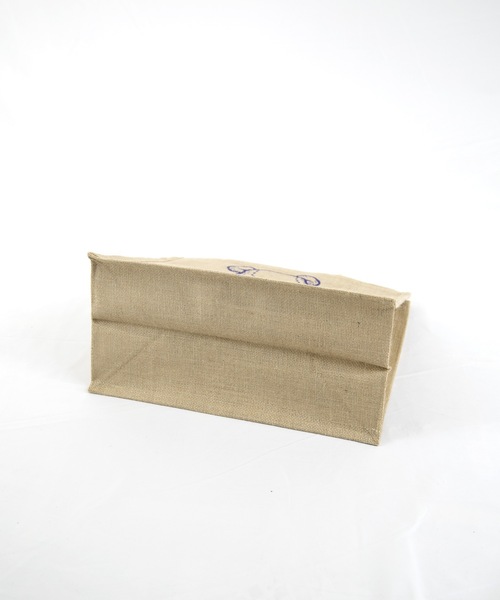 TMT(ティーエムティー)の「NATURAL JUTE BAG(TMT BEAR)(トートバッグ・メンズ・オレンジ/ブラウン/ネイビー・FREE)」の15枚目の写真
