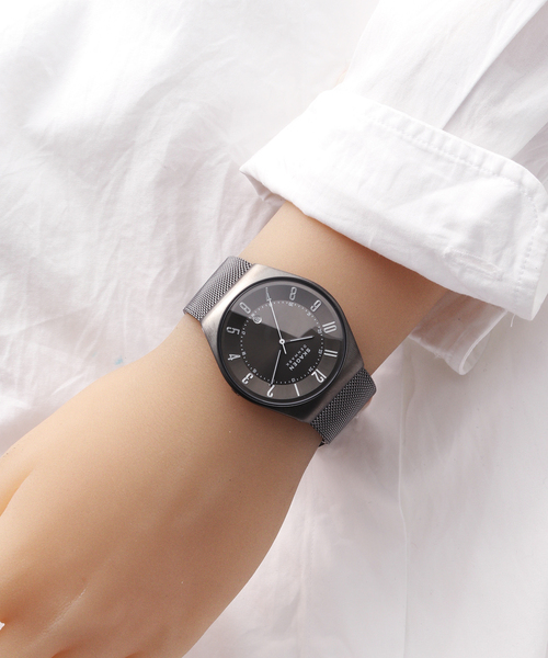 SKAGEN(スカーゲン)の「SKAGEN SKW6815 37mm【 ウォッチ 】(アナログ腕時計・レディース・チャコールグレー・FREE)」の8枚目の写真