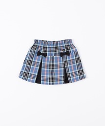 trois lapins kp | 先染めヘリンボーンチェックスカパン(100~130)(スカート)