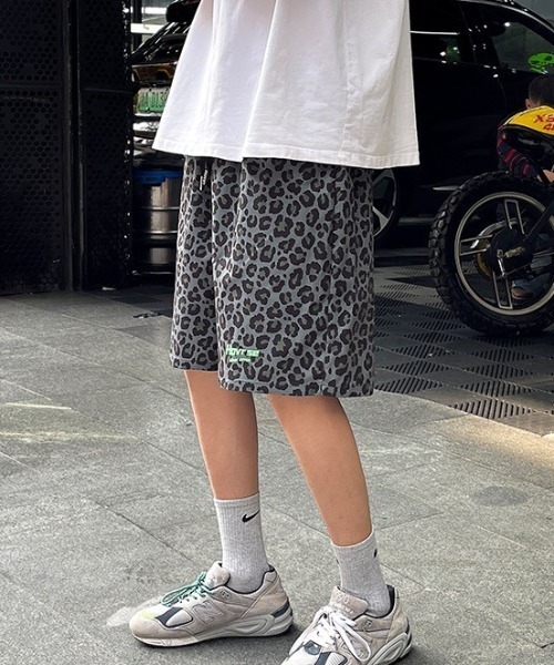 WARAIJOGO(ワライジョウゴ)の「【WARAIJOGO】ヒョウ柄ハーフパンツ/ショートパンツ(NEZ)(その他パンツ・メンズ・チャコールグレー/ブラウン・XX-LARGE)」の10枚目の写真