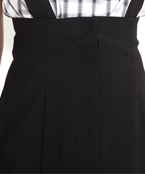 NATURAL BEAUTY BASIC（ナチュラルビューティーベーシック）の「サス付マーメイドスカート（スカート・レディース・ブラック/オレンジ/キャメル・SMALL/MEDIUM）」の6枚目の写真