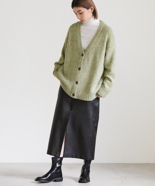 select MOCA（セレクトモカ）の「ミックス編みニットカーディガン