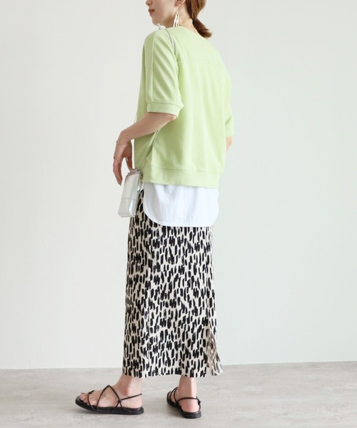 reca（レカ）の「アニマル柄プリントプリーツスカート（スカート・レディース・ブラック/アイボリー/グレー系/ブラック系その他/ブラック系その他2/ベージュ系その他2・FREE）」の17枚目の写真