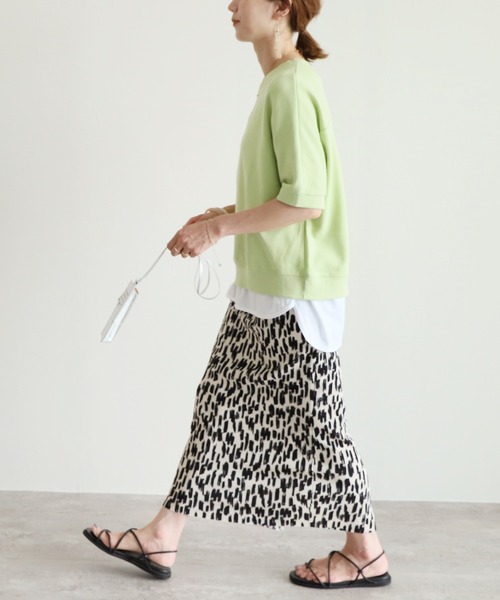 reca（レカ）の「アニマル柄プリントプリーツスカート（スカート・レディース・ブラック/アイボリー/グレー系/ブラック系その他/ブラック系その他2/ベージュ系その他2・FREE）」の18枚目の写真