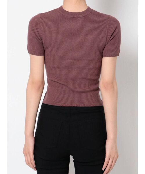 RESEXXY（リゼクシー）の「バスト切替2wayニットトップス（ニット/セーター・レディース・ブラック/ホワイト/ベージュ/ブラウン・FREE）」の22枚目の写真