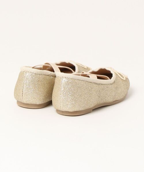 petit main(プティマイン)の「バレエシューズ(バレエシューズ・キッズ・ゴールド/ブラック/プラム・15cm/16cm/14cm/17cm/18cm)」の5枚目の写真