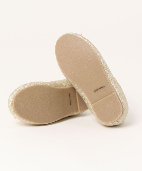 petit main(プティマイン)の「バレエシューズ(バレエシューズ・キッズ・ゴールド/ブラック/プラム・15cm/16cm/14cm/17cm/18cm)」の4枚目の写真