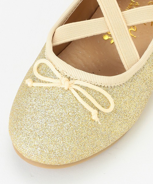 petit main(プティマイン)の「バレエシューズ(バレエシューズ・キッズ・ゴールド/ブラック/プラム・15cm/16cm/14cm/17cm/18cm)」の9枚目の写真