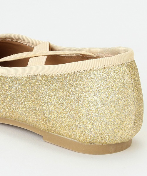 petit main(プティマイン)の「バレエシューズ(バレエシューズ・キッズ・ゴールド/ブラック/プラム・15cm/16cm/14cm/17cm/18cm)」の10枚目の写真