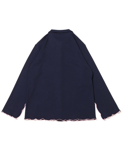 atmos pink（アトモスピンク）の「UGG@mos リブメローカーディガン / アグ リブメローカーディガン（カーディガン/ボレロ・レディース・ホワイト/ネイビー/サックスブルー・L/M）」の14枚目の写真